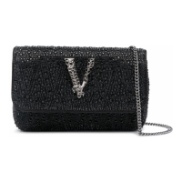 Versace Women's 'Virtus Rhinestone Embellished' Shoulder Bag