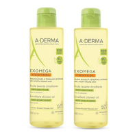 A-Derma 'Exomega Control Emollient' Shower Oil - 500 ml, 2 Pieces