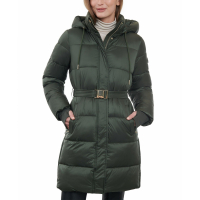 Michael Kors Women's 'Hooded Belted' Puffer Coat