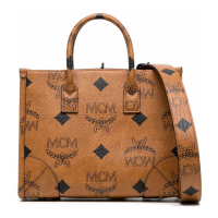 MCM Women's 'Small Munchen Maxi Visetos' Tote Bag