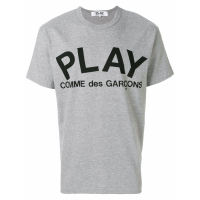 Comme Des Garçons Play Men's 'Printed Logo' T-Shirt