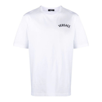 Versace Men's 'Logo Embroidered' T-Shirt