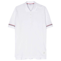 Thom Browne Men's 'Rwb Stripe' Polo Shirt