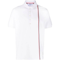 Thom Browne Men's 'Rwb Stripe' Polo Shirt