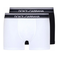 Dolce & Gabbana Men's 'Logo-Tape' Boxer Briefs - 2 Pieces