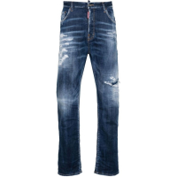Dsquared2 Men's 'Dark Ripped Cast Wash Bro' Jeans
