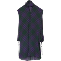 Burberry Women's 'Check-Pattern' Long Sleeve Blouse