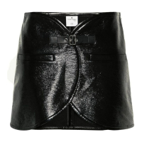 Courrèges Women's 'Ellipse Laminated' Mini Skirt