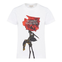 Alexander McQueen Women's 'Shadow Rose Print' T-Shirt