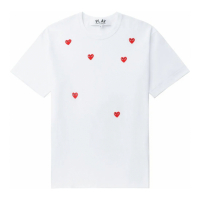Comme Des Garçons Play Men's 'Scattered Hearts' T-Shirt