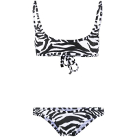 The Attico Women's 'Zebra-Print' Bikini