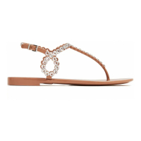 Aquazzura Women's 'Almost Bare Crystal-Embellished' Sandals 