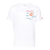 Mc2 Saint Barth 'X Aperol Spritz Embroidered' T-Shirt für Herren